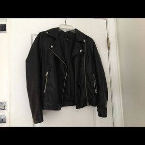 Faux Leather Jacket